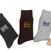Personalized Dad Embroidered Socks, Special Keepsake For New Dad CH07 180398