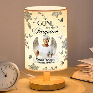 Custom Photo Forever In Our Hearts Memorial Fabric Lamp TH10 892855