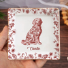 Custom Dog Breeds Chinoiserie Toile De Jouy Style - Personalized Jewelry Dish HA75 892704
