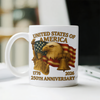 United States Of America 250th Anniversary White Mug HA75 898046