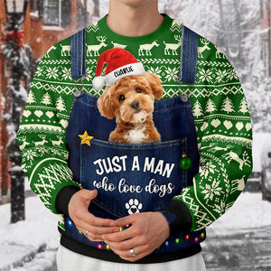 Custom Photo Just A Girl Who Love Dogs Cats Ugly Sweater CH07 899358