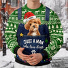 Custom Photo Just A Girl Who Love Dogs Cats Ugly Sweater CH07 899358