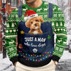 Custom Photo Just A Girl Who Love Dogs Cats Ugly Sweater CH07 899358