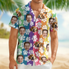 Custom Photo Paw Pattern Hawaii Shirt - Custom Funny Pet Lover Gift CH07 911106