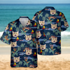 Custom Cute Cat Face Tropical Summer Vibe Hawaii Shirt LM32 893415
