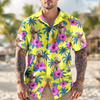 Custom Dog Photo Tropical Pattern Hawaii Shirt Gift For Dog Lovers HO82 893744