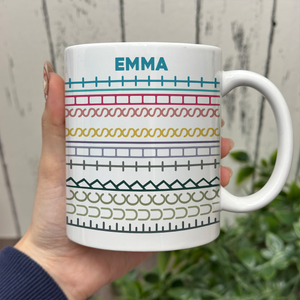 Custom Hidden Swear Message Funny Office Gift For Work Bestie - Personalized Print Full Mug CH07 895908