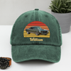 Custom Photo Vintage Retro Car Washed Denim Baseball Cap HA75 892552