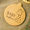 Custom Baby Name Cookie Stamp - Personalized Baking Gift for Baby Shower CH07 911336