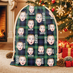 Custom Kid Photo On Christmas Gift Bag TH10 896943