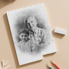 Custom Photo Add Deceased Loved One Memorial Family Building Brick Block HO82 902930