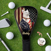 Custom Dog Photo American Patriot Golf Club Head Cover HA75 921306