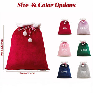 Personalized Christmas Family Santa Bag, Santa Sack with Name For Kids CH07 896472