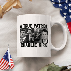 Justice for Charlie Kirk - Prayers Up for Charlie White Mug HA75 64488