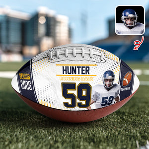 Custom Photo, Text & Colors Football Ball Gifts For Football Lovers CH07 895702