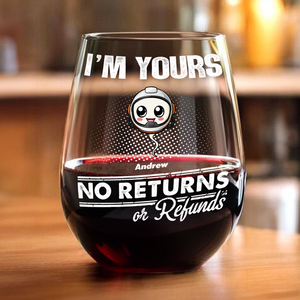 Personalized You Made The Choice And We're Yours Chaos Wine Glass LM32 893283