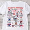 The Life Of An America Girl US Anniversary 250th Bright Shirt HO82 902832