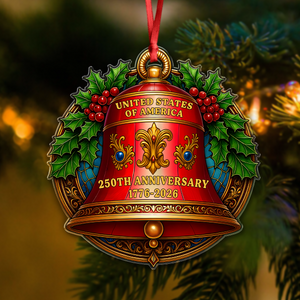 250 Years of America 1776-2026 Liberty Bell Ornament Decor Gift HO82 900098