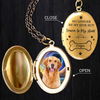 Custom Dog Cat Photo No Longer By My Side But Forever In My Heart Memorial Locket Necklace HO82 893672