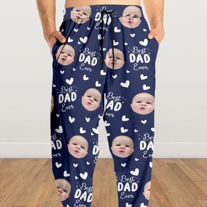 Custom Face Cute Best Dad Ever Sweatpants For Father's Day LM32 893567