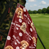 Custom Photo Best Dog Dad/Dog Mom Ever Golf Towel HO82 894262