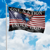 One Nation Under God American Eagle House Flag TH10 894843