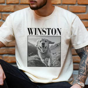 Custom Photo and Name Dog Pet Comfort Shirt Gift For Dog Pet Lovers HA75 897272