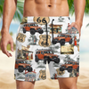 Custom Car Photo Rout 66 Authentic Beach Short TH10 892711