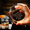 Custom Photo Thanks For Picking Up My Poop and Stuff Engraved Rock Glass CH07 895744