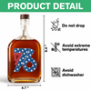 1776 America Patriotic Independence Day Whiskey Bottle HO82 900360