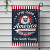 1776-2026 America - 250 Years Of Freedom Personalized Garden Flag HA75 897110
