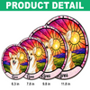 Custom Pet Portrait Stained Glass Suncatcher Window Hanging - Personalized Pet Lover Gift HO82 902962