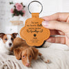 Custom Name Best Friends Are Never Forgotten Leather Paw Keychain LM32 895737