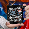 250 Years America 250th Anniversary USA 4th of July Black Mug HO82 894822