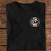 Proud To Be American Dad Personalized US Flag Back & Front Dark Shirt CH07 895778