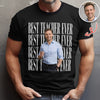 Personalized Vintage Photo Best Teacher Ever Comfort Shirt HA75 921706