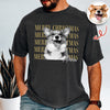 Personalized Vintage Dog Cat Photo Merry Christmas Comfort Shirt Gift For Dog Lovers HA75 922110