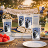 Custom Couple Photo Married Engaged Vintage Cups, Personalized Anniversary Keepsake TH10 170571