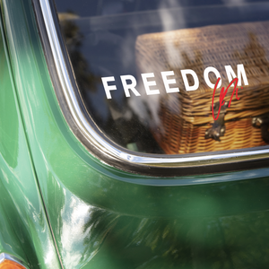 Freedom Charlie Kirk Memorial MAGA Car Window Decal Sticker LM32 67777