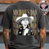 Personalized Vintage Photo Dad, Mom, Grandpa, Grandma Family Comfort Shirt Back HA75 921298