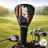 Custom Dog Photo American Patriot Golf Club Head Cover HA75 921306
