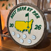 Personalized Best Dad By Par Golf Ball Plaque Father's Day Gift, Dad, Grandparent Golf Gift HA75 921344
