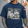 Personalized Vintage Photo Merry Christmas Comfort Shirt, Custom Family Holiday Gift HA75 922114