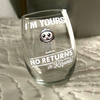 Personalized You Made The Choice And We're Yours Chaos Wine Glass LM32 893283