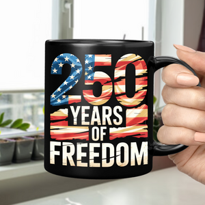 250 Years Of Freedom Black Mug TH10 896015