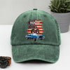 Custom Photo Route US 66 Car Washed Denim Baseball Cap HA75 897810