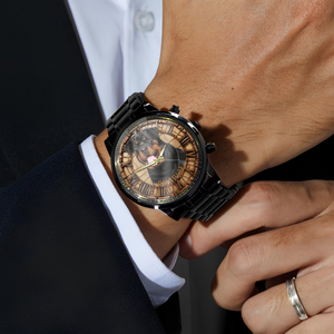 Custom Photo 3D Inflated Dog Men's Watch Gift For Dog Lovers HO82 894130