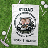 Custom Cute Photo For Dad From Your Favorite Persons Golf Towel LM32 893607
