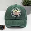 Custom Photo The Man The Myth Dog Dad Washed Denim Baseball Cap HA75 892496