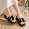 Custom Face Photo Summer Slide Sandals Gift For Pet Lovers TH10 170019